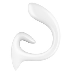 Satisfyer Vibro Rabbit Rabbit G For Goddess 1 16 x 3.8cm Blanc
